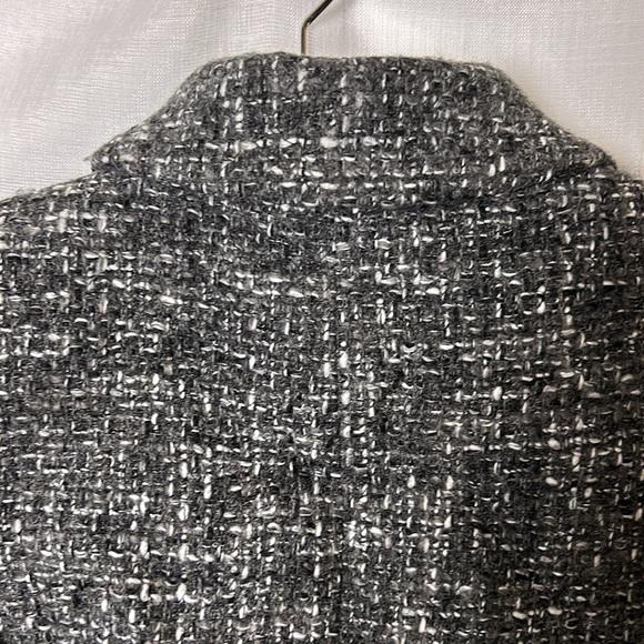 jacket,wool blend,zip, fitted,tweed, preppy clueless,academia,career,great cond - Picture 5 of 15